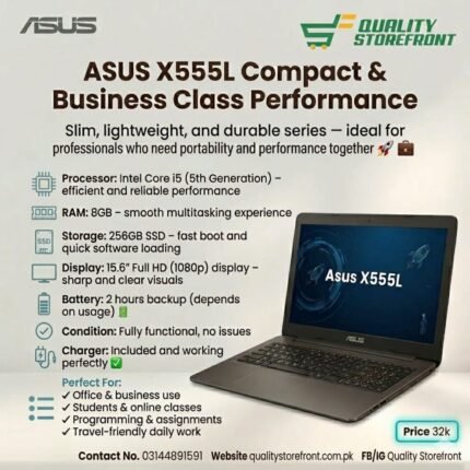 Asus X555L Gen 5th Core i5 Laptop price in Pakistan