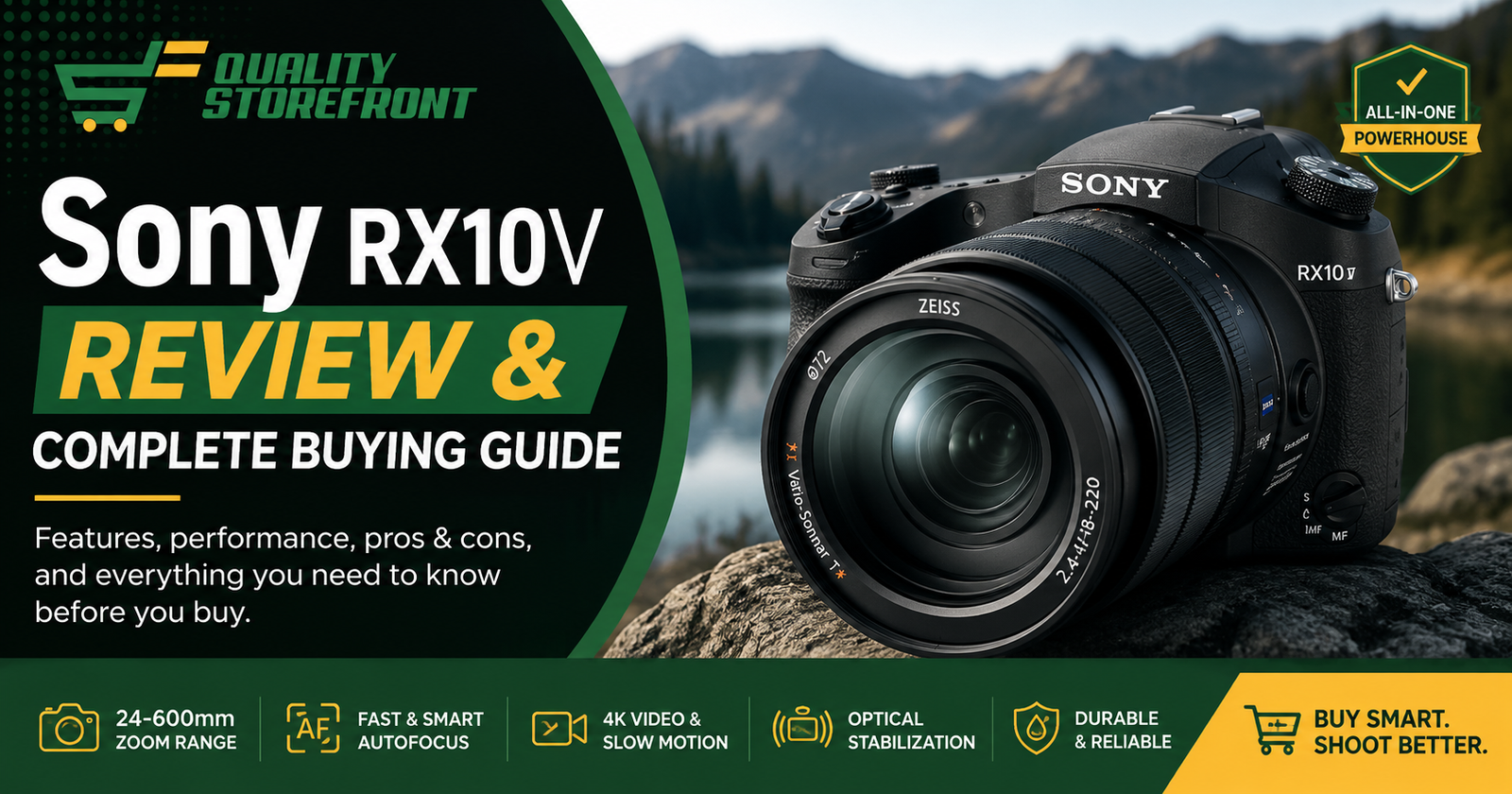 Sony RX10V Review and Complete Buying Guide