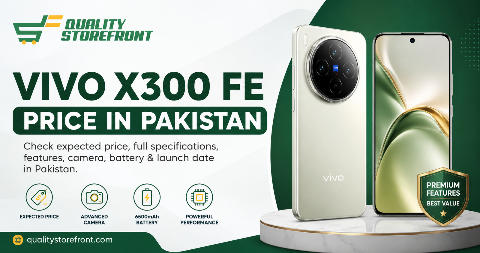 Discover the Vivo X300 FE price in Pakistan, expected specifications, features, camera, battery, launch date, and whether it's worth buying.